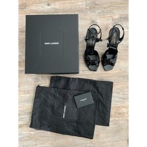 NEW IN BOX SAINT LAURENT Black Heels